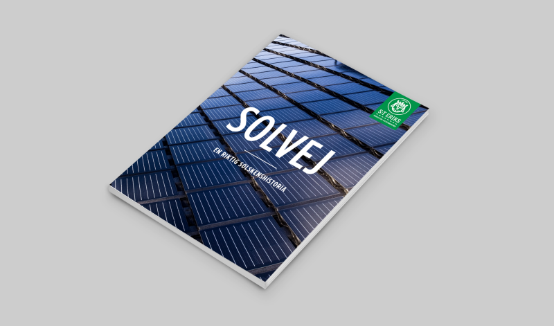 Omslagsbild för broschyren: Solvej - En riktig solskenshistoria