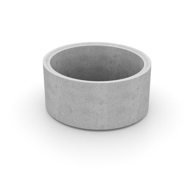 Produktbild av en cementfogad brunnsring i formatet: 1200x600 mm