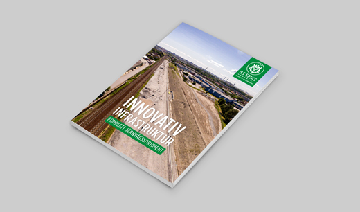 Omslagsbild för broschyren Innovativ Infrastruktur