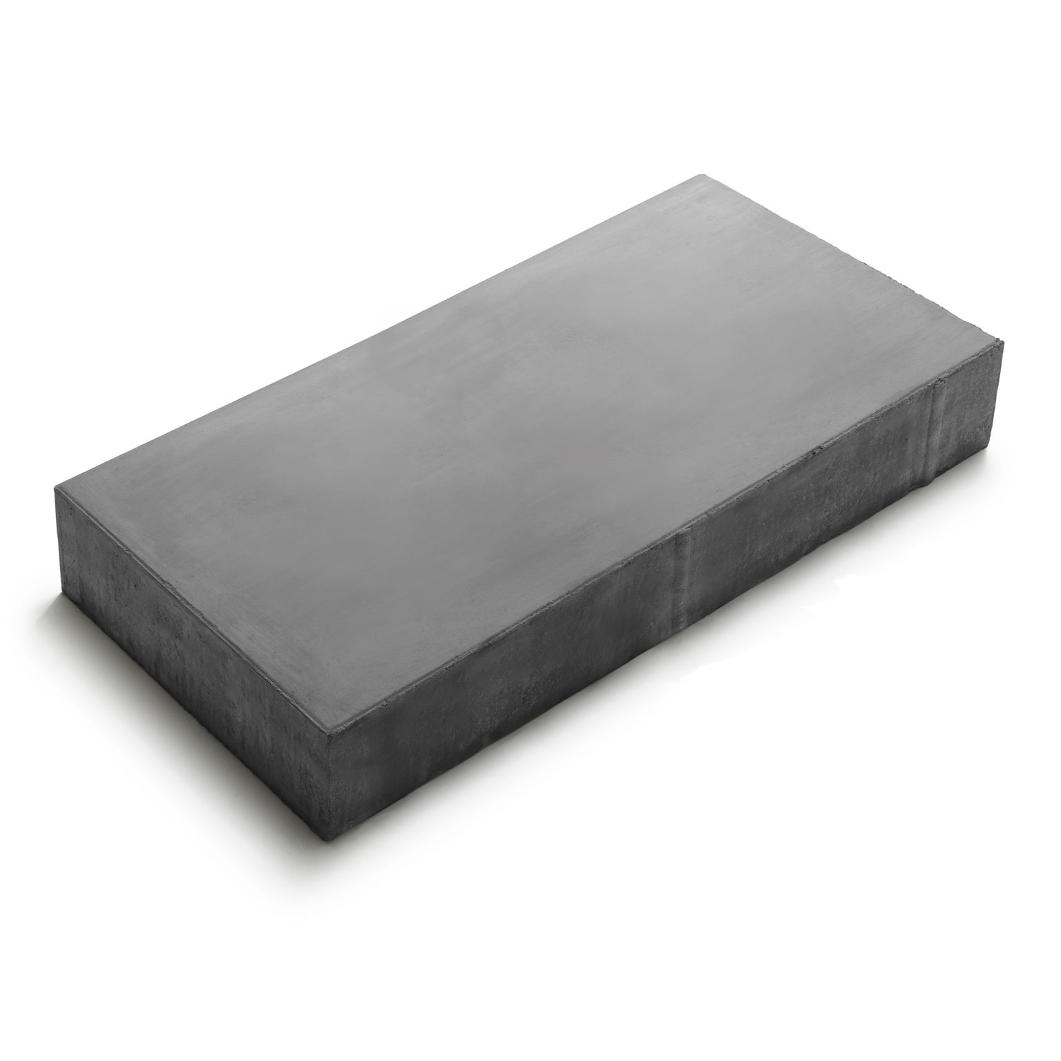 Våtpressad betongplatta Klara i svart;350×700×80 mm – produktfoto.