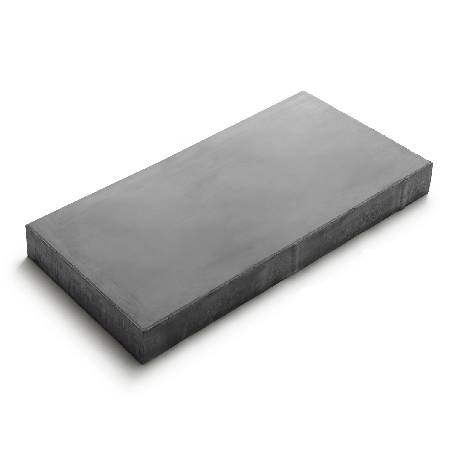 Våtpressad betongplatta Klara i svart;350×700×65 mm – produktfoto.