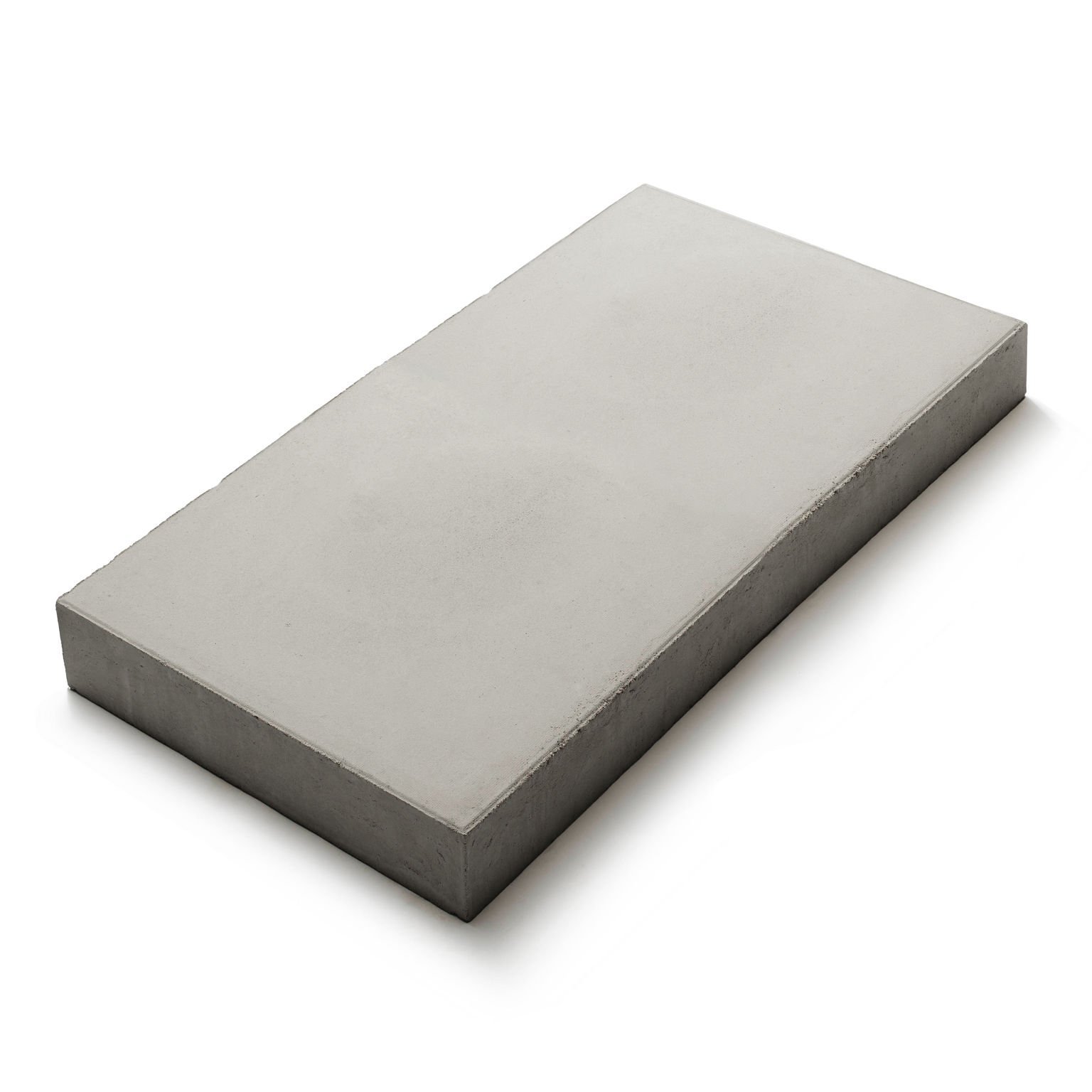 Våtpressad betongplatta Klara i naturgrå;350×700×65 mm – produktfoto.