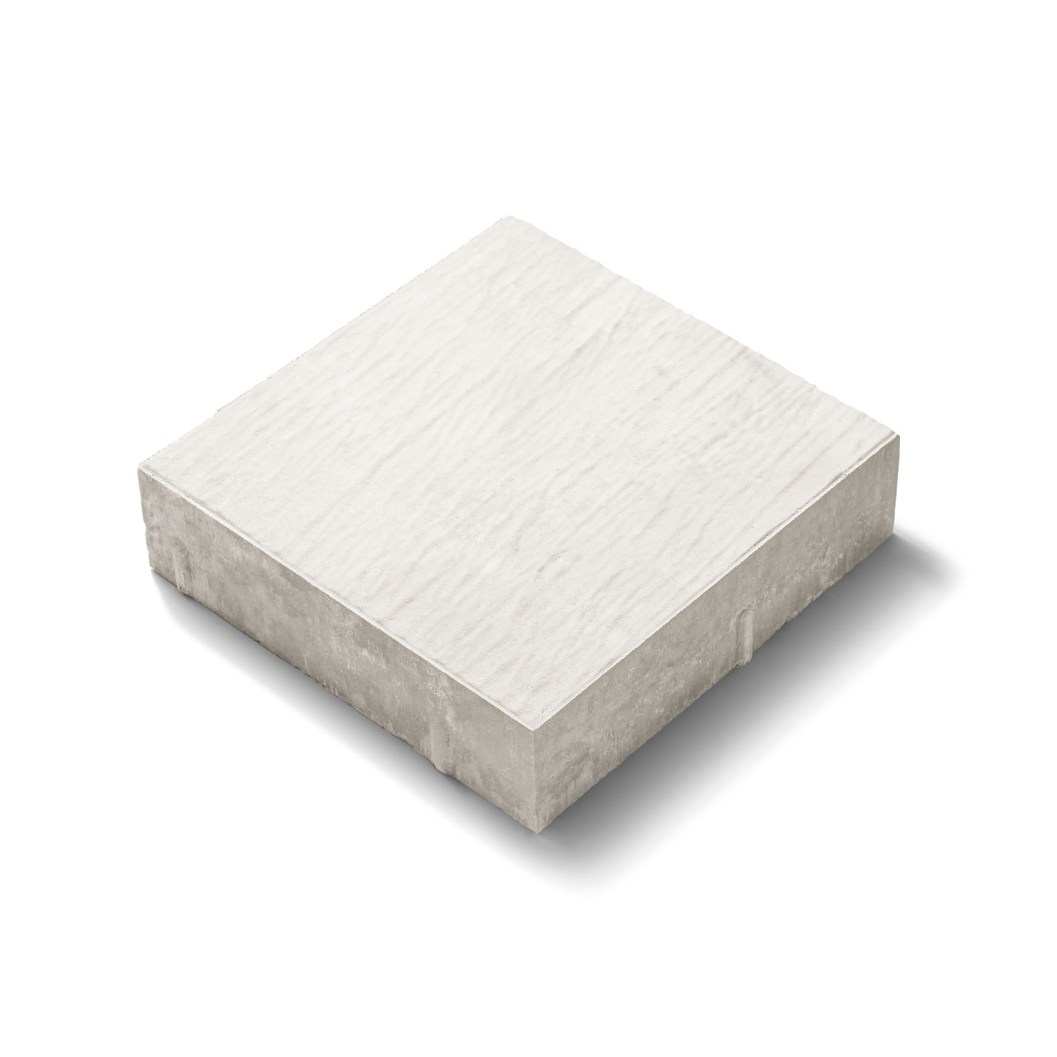 Fristadsplattan i färgen s8upervit;format 350x350x80 mm