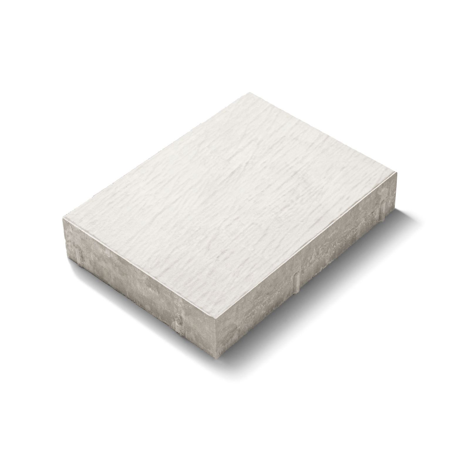 Fristadsplattan i färgen supervit;format 300x400x80 mm