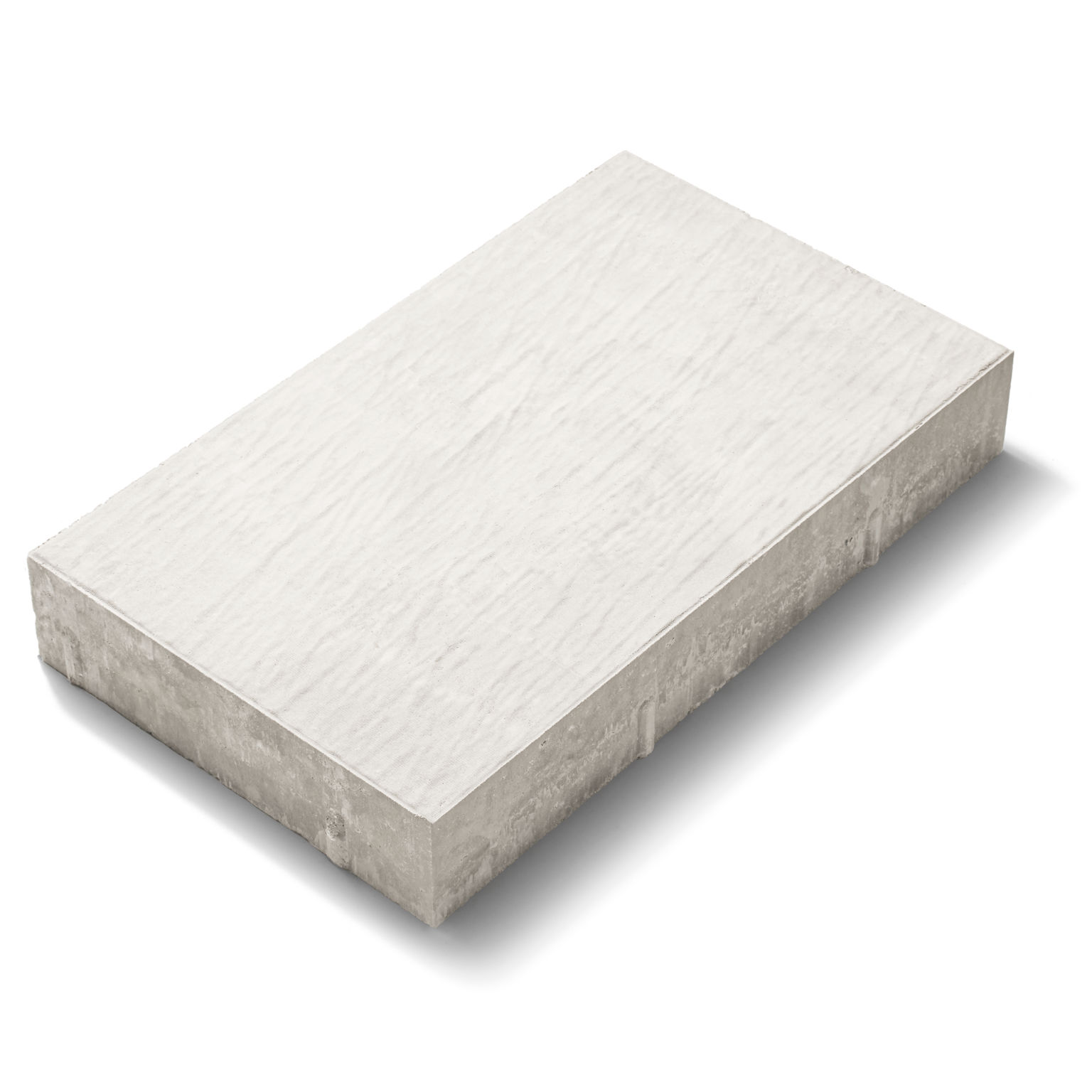 Fristadsplattan i färgen supervit;format 400x600x80 mm