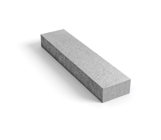 Produktbild på blocksteg i granit med måtten 400x400x40 mm i färgen Porto grå.