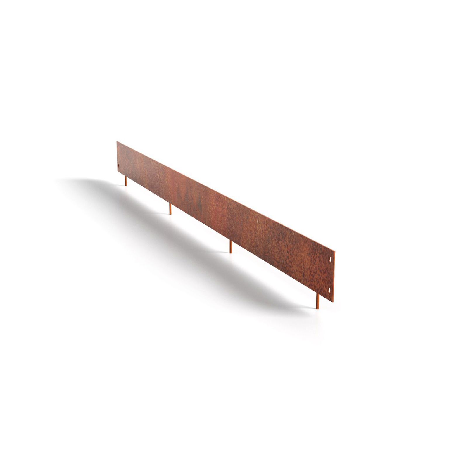 Produktbild av Stålkantstöd;med dimensionen: 1500x100x2;5;i materialet cortenstål.