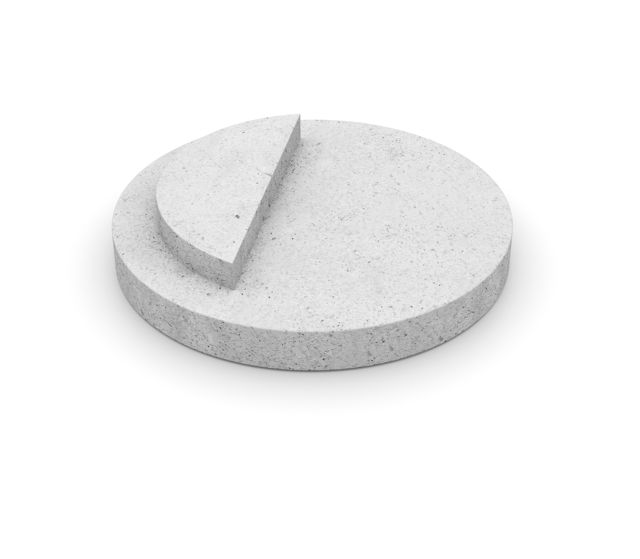 Produktbild av passdel - bottenplatta B12 för brandpost med måtten: 700x80