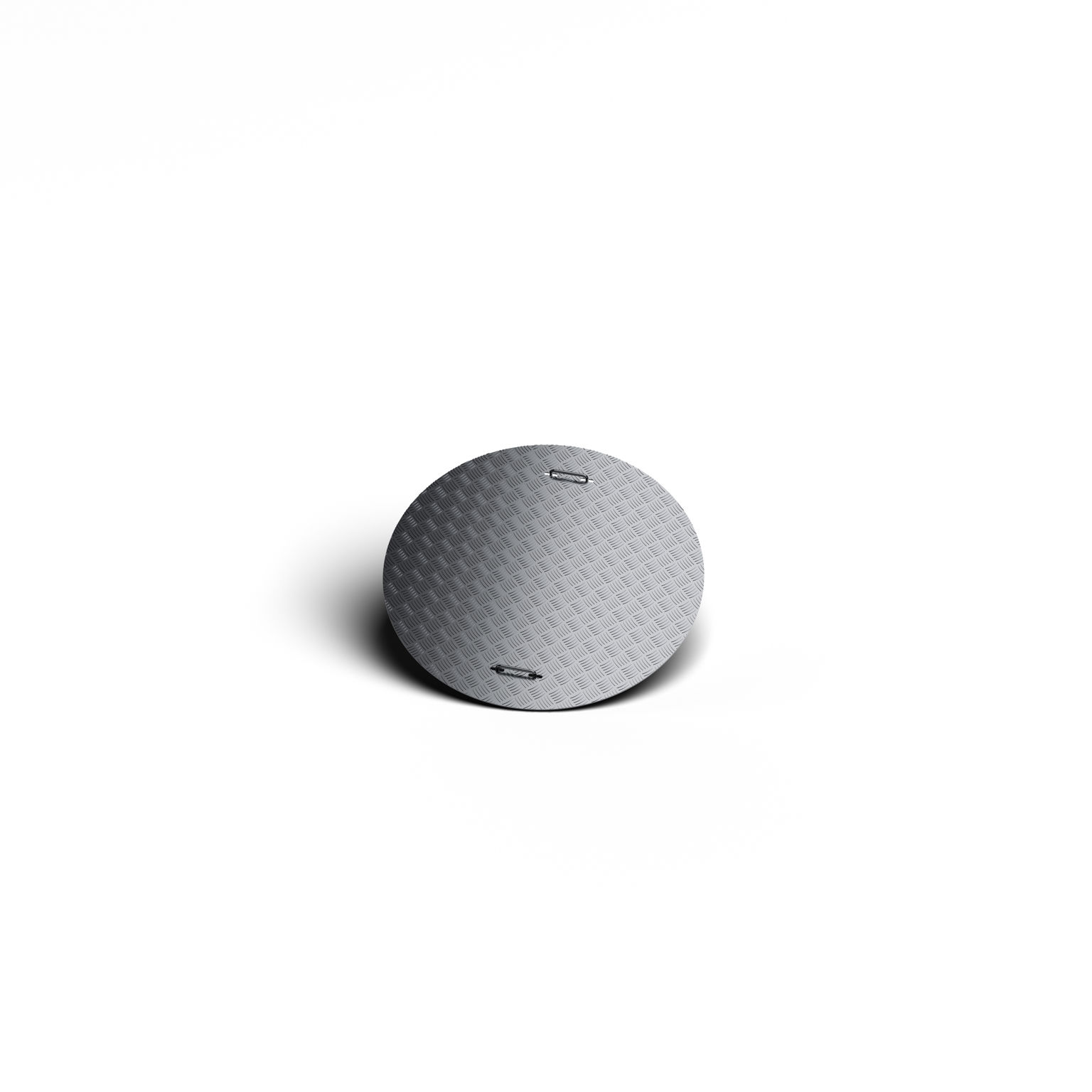 Produktbild på ett helt aluminiumlock för kabelbrunnar;DN 1000.