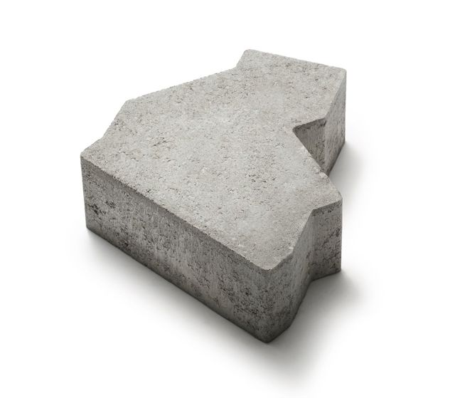 Produktbild av markstenen SF-sten;randsten 100mm;i färgen naturgrå.